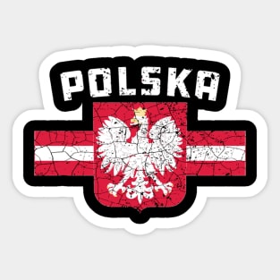 Polska Poland Flag Polish White Eagle Sticker